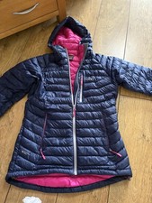 RAB   PERTEX MICROLIGHT ALPINE PUFFER JACKET COAT SIZE 10 LONGER LENGTH