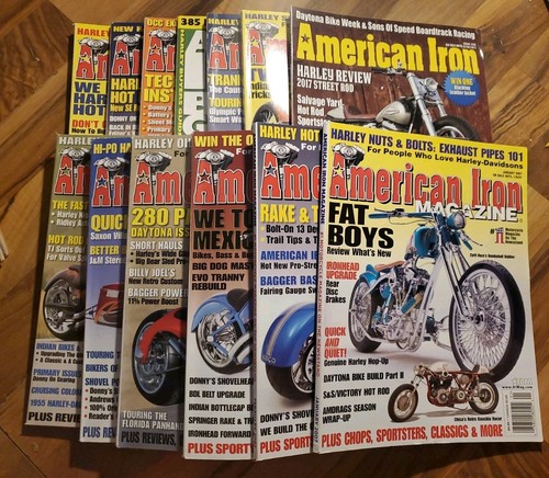 American iron magazine lot - lot, of