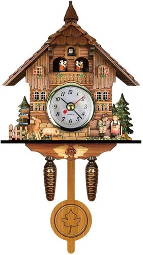 Retro cuckoo clock european - cuckoo,