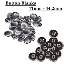 50 100 Sets Button Blanks for