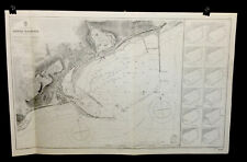 ANTIQUE ADMIRALTY  CHART. No. 1698. DOVER HARBOUR. 1920 Edition.
