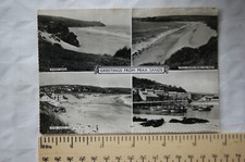 vintage postcard Praa Sands