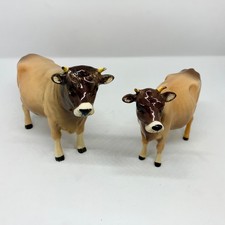 Beswick Jersey Cow 1345 & Bull