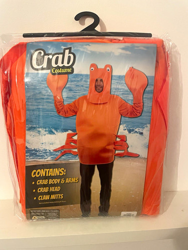 Adult crab costume orange - adult,