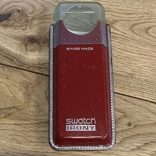 Genuine Swatch Irony Red Vintage Watch Case Storage Box 2000 Olympics SYDNEY