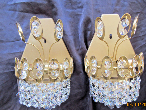 Vintage pair chandelier - pair,