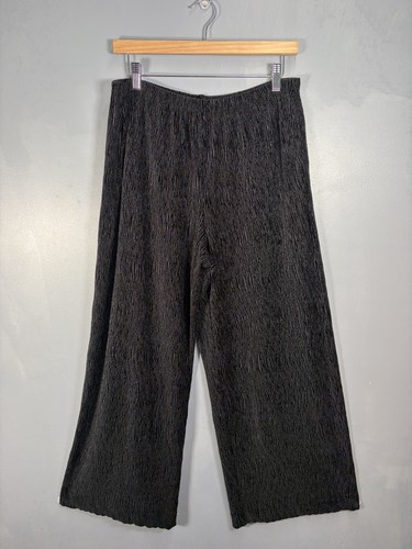 Black velvet crinkle wide - m&s,