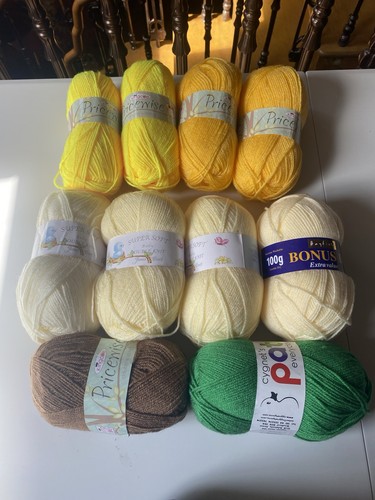 Joblot 100g knitting yarn - 10-100g,