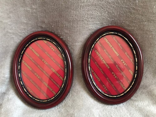 Two vintage oval - vintage, frames
