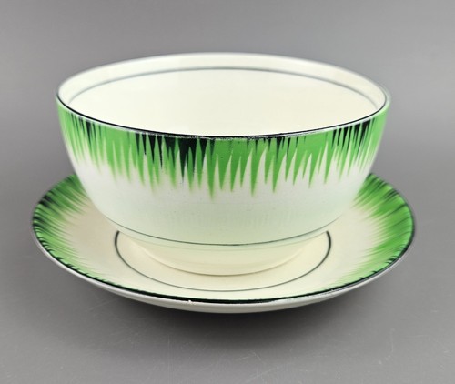 Green sugar bowl and - t.g.,