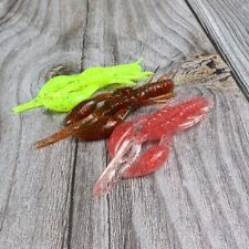6 pcs/set 80mm lures Perch Fishing Lures Soft Worm Hammer Shrimp Lure Bait 5.4g