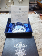 Limited edition crystal glass