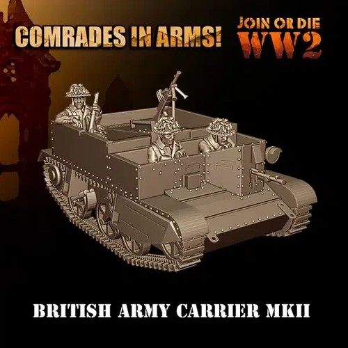 28mm wwii british bren gun - wwii,