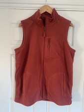 Cotton Traders Fleece Gilet Size M Rust New Without Tags Unisex Men's Women's