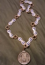 VINTAGE MASONIC SASH / CHAIN