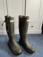 Mens Hunter Balmoral Neoprene Adjustable UK Size 8 Wellingtons Vibram Sole
