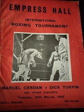 VINTAGE BOXING MARCEL CERFAN V