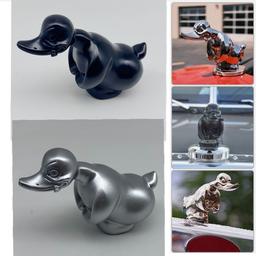 Angry duck hood - duck, ornament