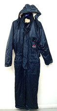 SUNDRIDGE POLAR SUIT ONE PIECE Fleece lined Waterproof Hooded Size XL Snow/Fish