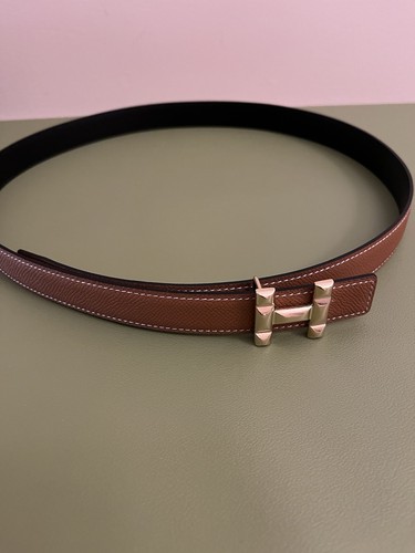 Hermes belt brown gold - hermes,