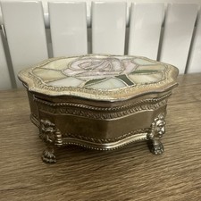 Vintage Silver Plated Floral