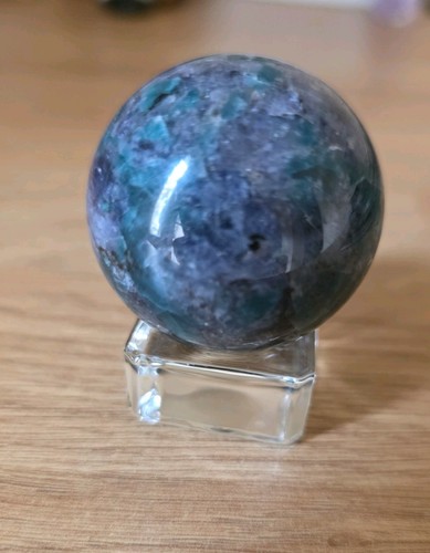 Iolite with apatite crystal - apatite,