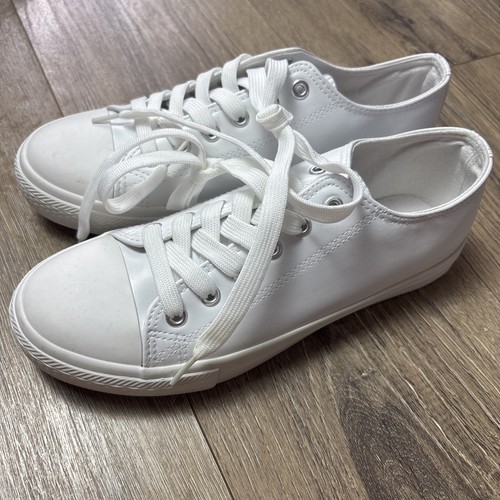 Fluid white lace - white, trainers