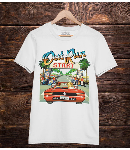 Retro out run - out, t-shirt