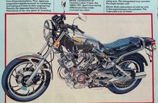 YAMAHA XV750SE US SPEC - ORIGINAL 1981 ROAD TEST COVERING 3 PAGES