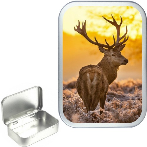 Emperor stag silver hinged - silver,