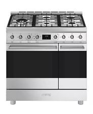 Smeg Range Cooker Stainless Steel C92GMX2 90cm Dual Fuel