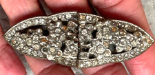 Vintage diamante dress clip