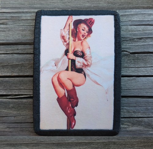 Firefighter pinup girl - girl, morale