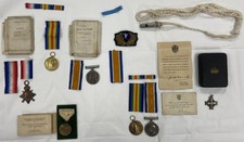 WW1 Medals Canada Britain Royal Navy Army Brotherhood Locomotive x6 (GGR)