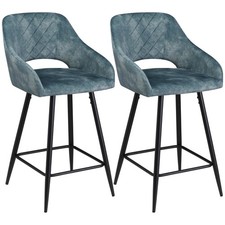 HOMCOM Bar Stools Set of 2