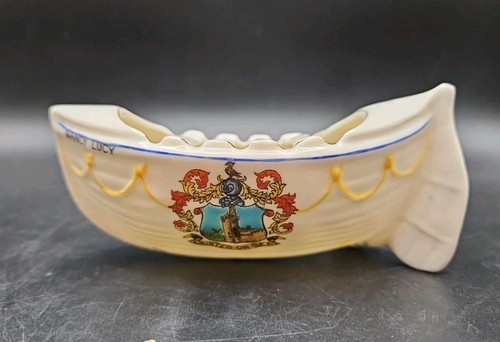 Swan china crested boat - swan,