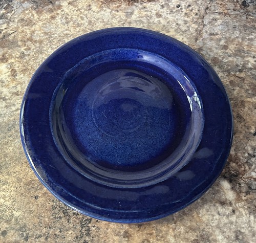 Signed marshall pottery plate - pottery,