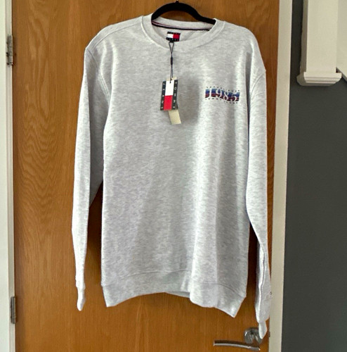 Tommy jeans men grey - tommy, crew