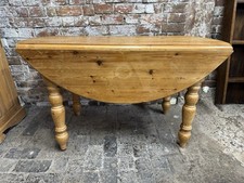 Drop Leaf Pine Dining Table 6-8 Seater 