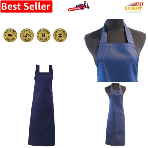 Blue unisex cooking - cooking, apron