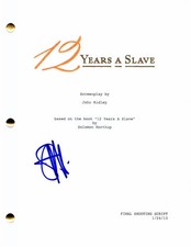 STEVE MCQUEEN SIGNED AUTOGRAPH "12 YEARS A SLAVE" FULL MOVIE SCRIPT - OSCAR WIN