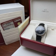 OMEGA De Ville Prestige Men's Black Watch - 4813.50.01