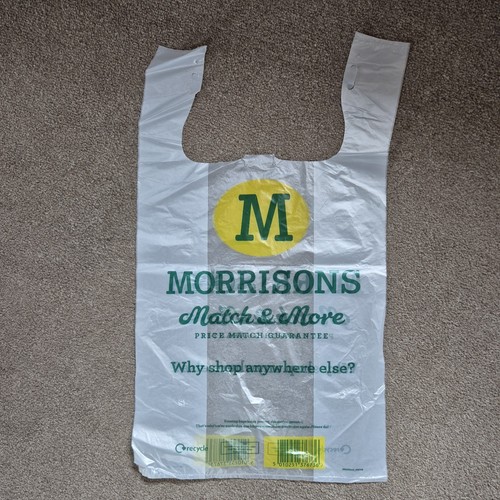Morrisons plastic carrier - morrisons,