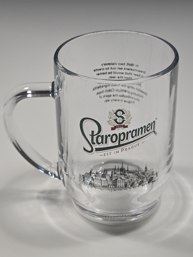 Staropramen pint glass - staropramen,