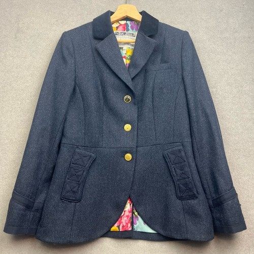 Joules tweed jacket navy - tweed,