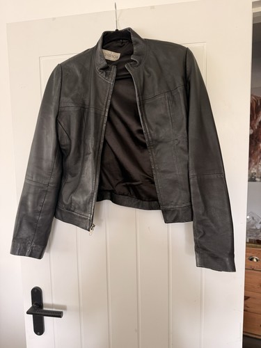 Women leather jacket with - women's,