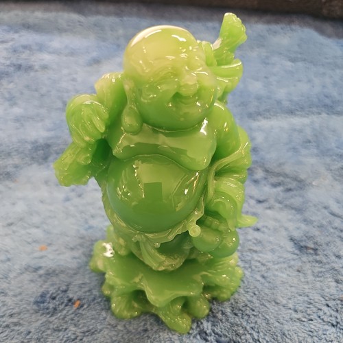 Green jade colored resin - colored,