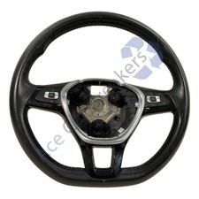 Volkswagen Polo 6C 14-17 Multifunction Leather Steering Wheel 6C0419091