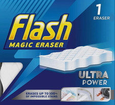 Magic Eraser Flash Extra Power Reusable Multi-Purpose Removes Crayon Grease