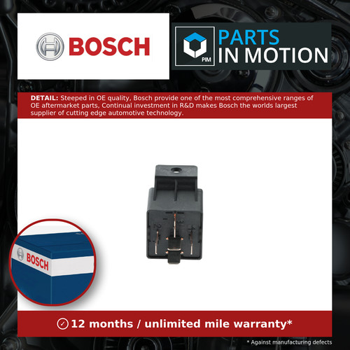 Relay 0986332400 bosch - relay,